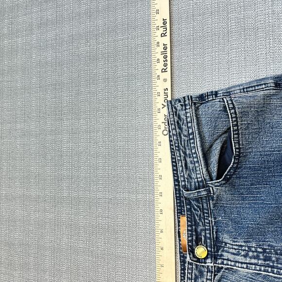 Dana Buchman Petite Jeans Womens‎ size 12 Blue Denim Stretch Straight Leg - Picture 5 of 10